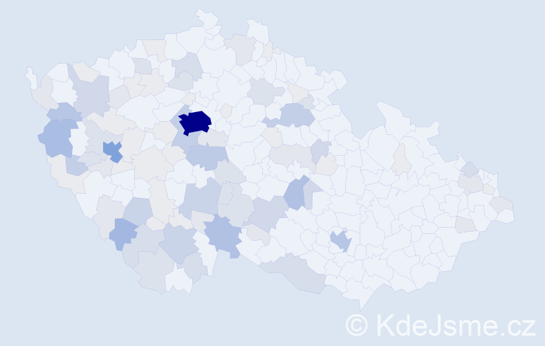 Příjmení: 'Zídek', počet výskytů 321 v celé ČR