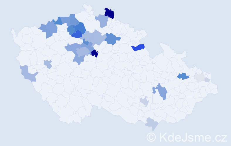 Příjmení: 'Schönfeldová', počet výskytů 86 v celé ČR