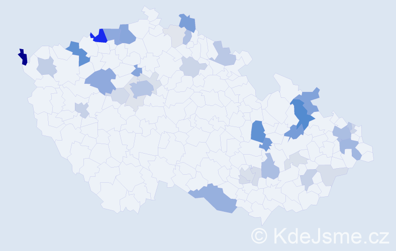 Příjmení: 'Brettschneider', počet výskytů 115 v celé ČR