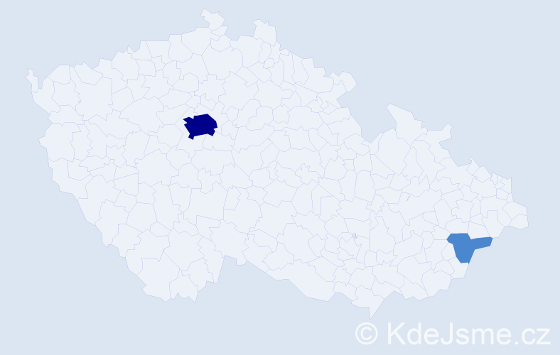 Příjmení: 'Firth', počet výskytů 6 v celé ČR