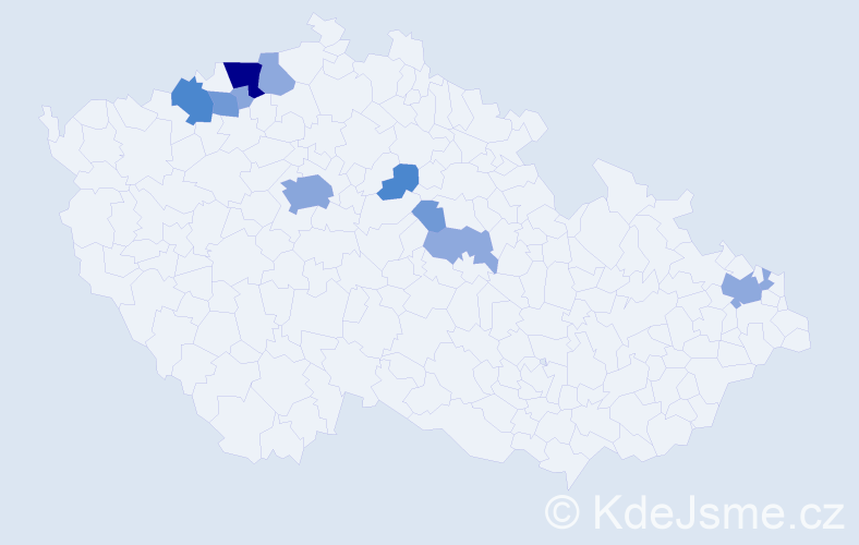 Příjmení: 'Majerčinová', počet výskytů 31 v celé ČR