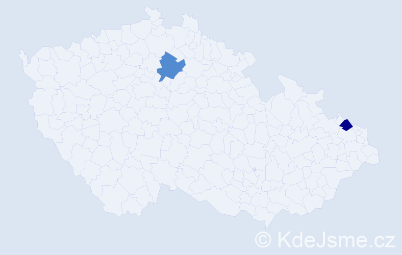 Příjmení: 'Bőhler', počet výskytů 2 v celé ČR