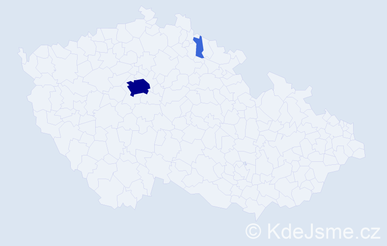 Příjmení: 'Blažanin', počet výskytů 11 v celé ČR