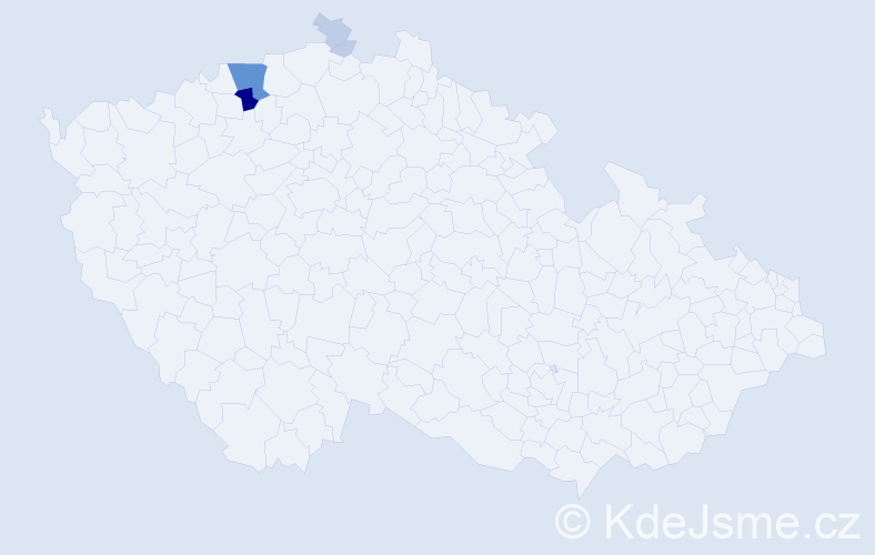 Příjmení: 'Poncer', počet výskytů 16 v celé ČR