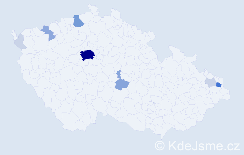 Příjmení: 'Endalová', počet výskytů 31 v celé ČR
