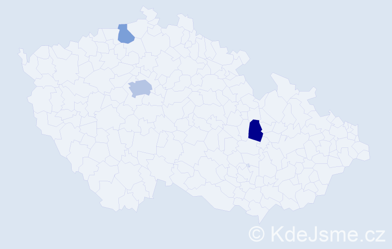 Příjmení: 'Fuentes', počet výskytů 5 v celé ČR