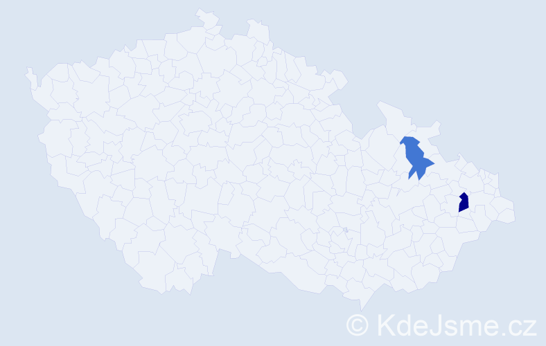 Příjmení: 'Ursuleácová', počet výskytů 3 v celé ČR