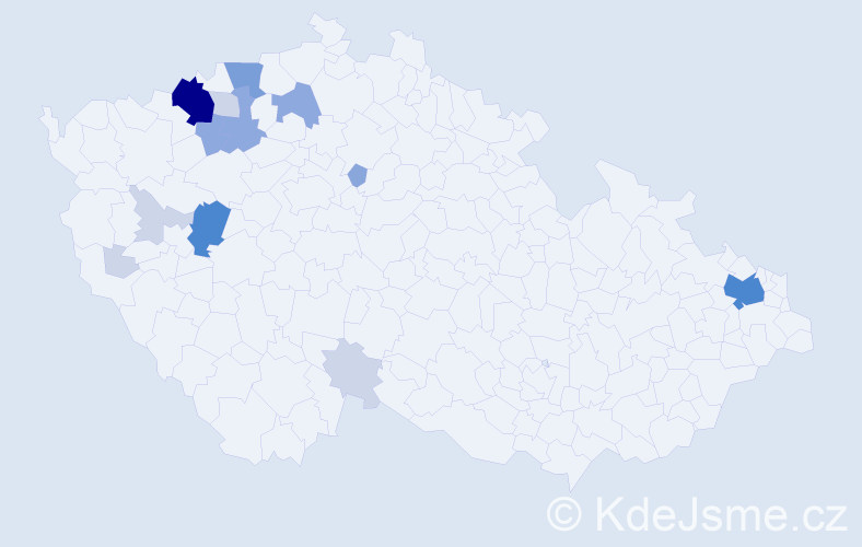 Příjmení: 'Adi', počet výskytů 47 v celé ČR