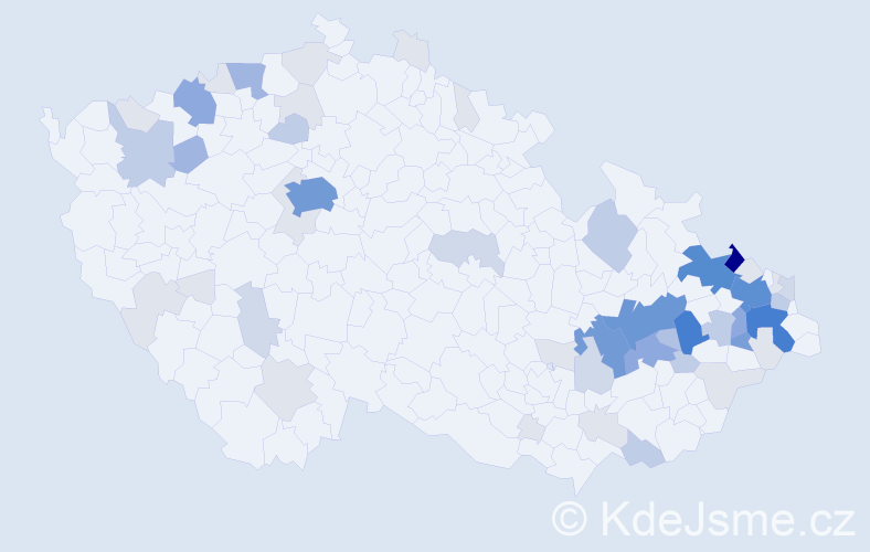 Příjmení: 'Lehnert', počet výskytů 208 v celé ČR