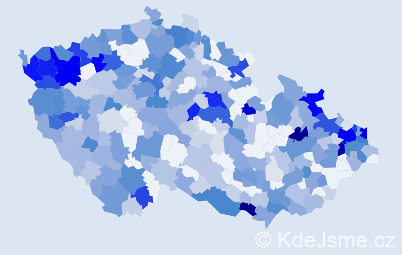 Příjmení: 'Vargová', počet výskytů 1379 v celé ČR