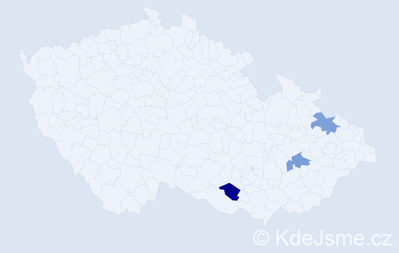 Příjmení: 'Raschendorferová', počet výskytů 3 v celé ČR