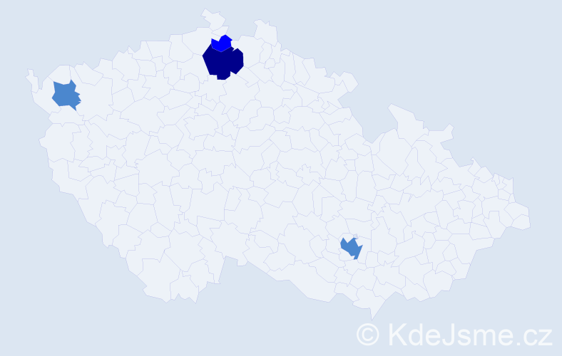 Příjmení: 'Ešpander', počet výskytů 7 v celé ČR