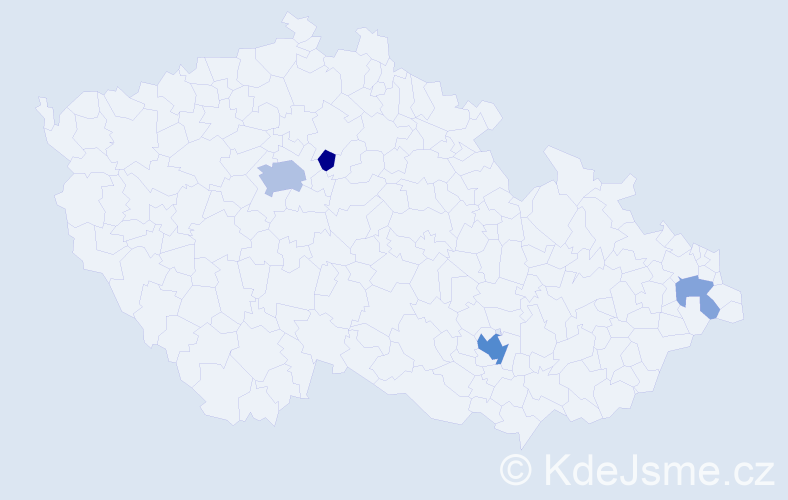 Příjmení: 'Robson', počet výskytů 11 v celé ČR