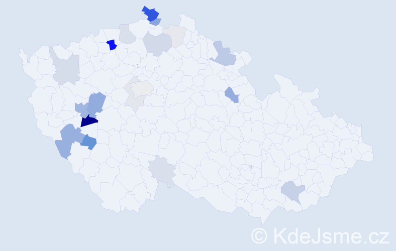 Příjmení: 'Engler', počet výskytů 63 v celé ČR