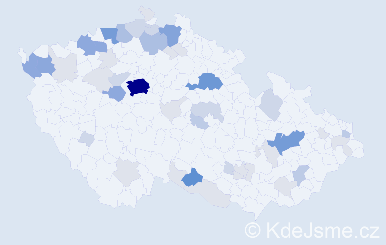 Příjmení: 'Melzer', počet výskytů 149 v celé ČR