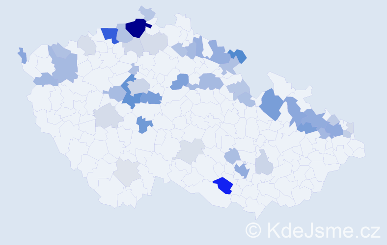 Příjmení: 'Fleischer', počet výskytů 139 v celé ČR