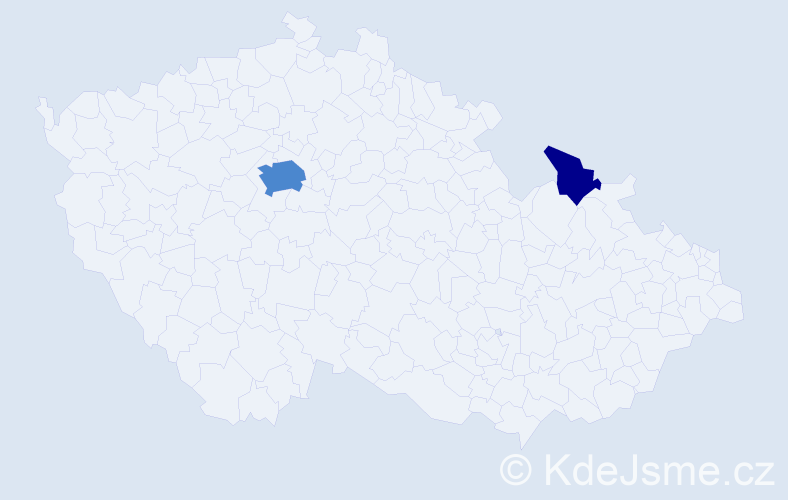 Příjmení: 'Livinská', počet výskytů 4 v celé ČR