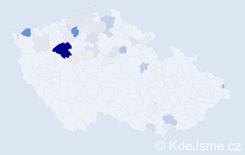 Příjmení: 'Gebhart', počet výskytů 130 v celé ČR