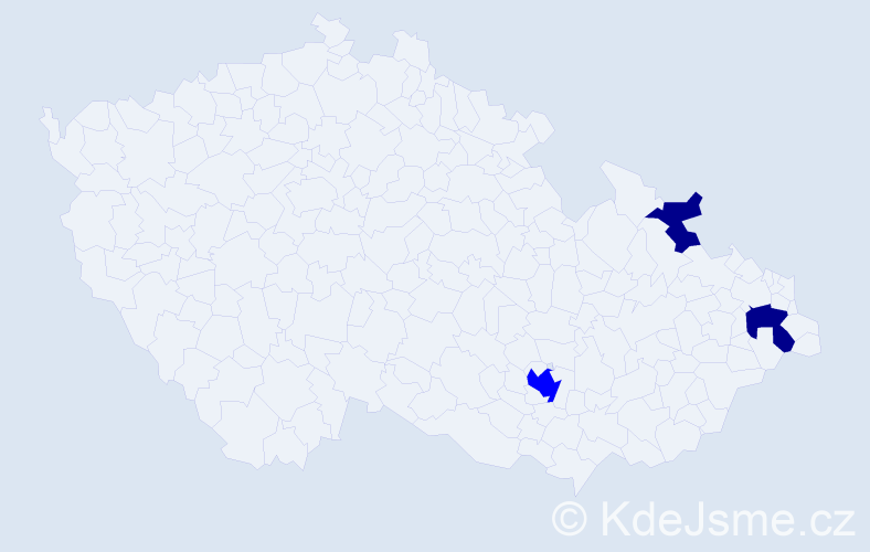 Příjmení: 'Romanidis', počet výskytů 8 v celé ČR