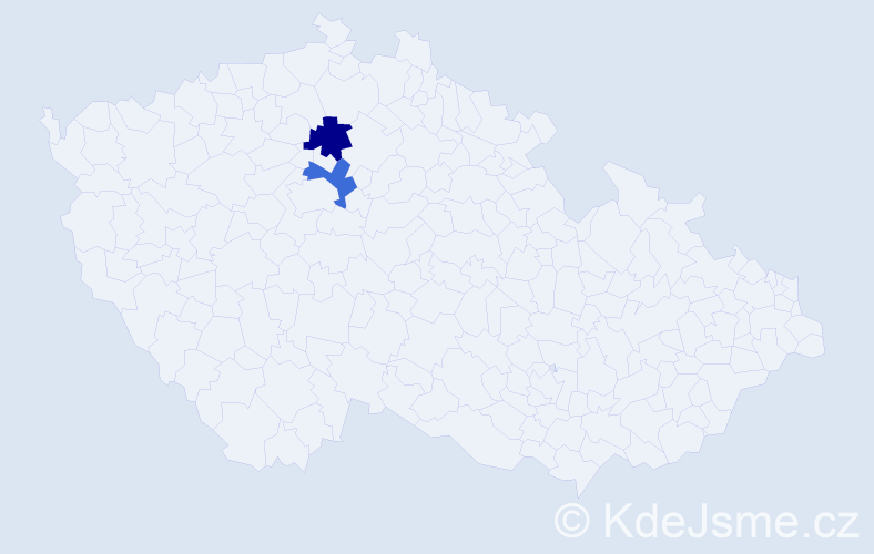 Příjmení: 'Pytovka', počet výskytů 2 v celé ČR