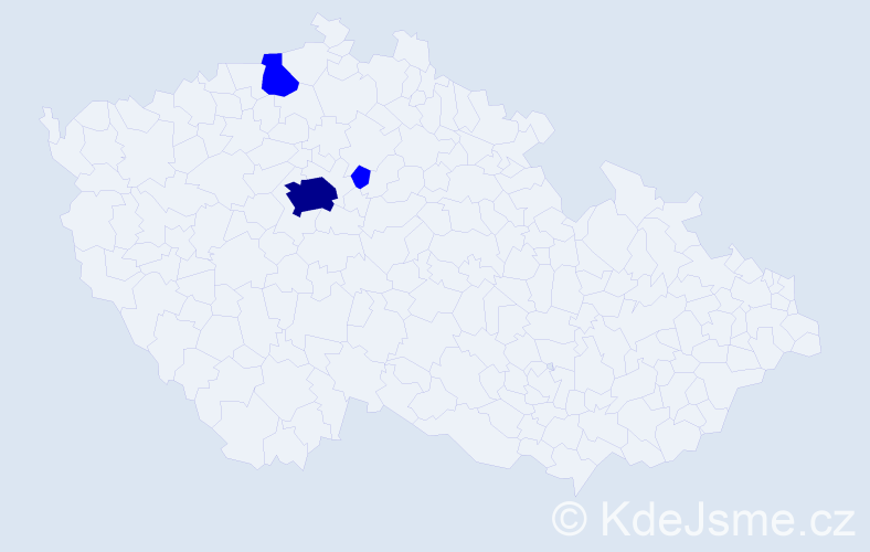 Příjmení: 'Kronbauer', počet výskytů 7 v celé ČR