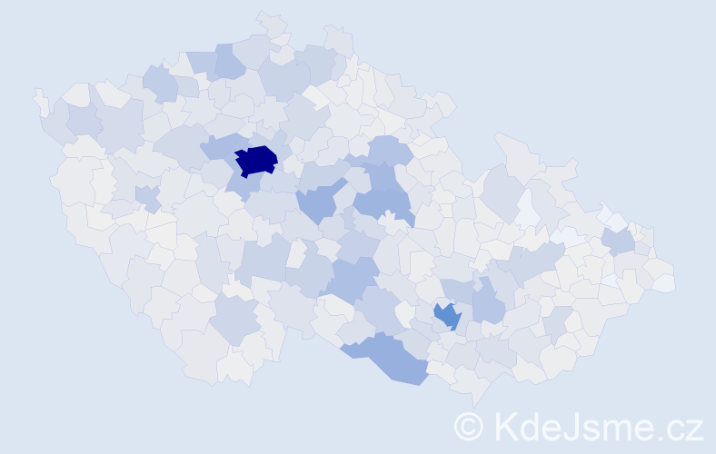 Příjmení: 'Jelínek', počet výskytů 9906 v celé ČR