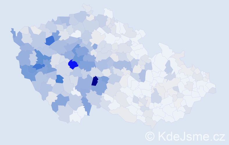 Příjmení: 'Dolejšová', počet výskytů 1465 v celé ČR