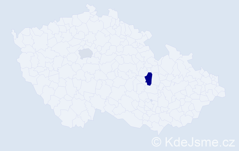 Příjmení: 'Erdenesambuu', počet výskytů 2 v celé ČR