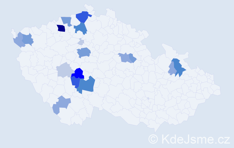 Příjmení: 'Trpka', počet výskytů 67 v celé ČR