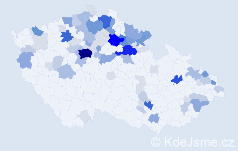 Příjmení: 'Groh', počet výskytů 284 v celé ČR