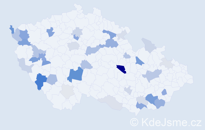 Příjmení: 'Roch', počet výskytů 109 v celé ČR