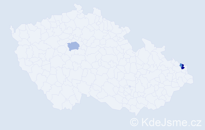 Příjmení: 'Trexlerová', počet výskytů 11 v celé ČR