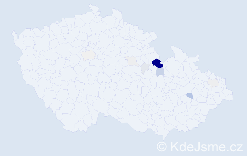 Příjmení: 'Majvaldová', počet výskytů 42 v celé ČR