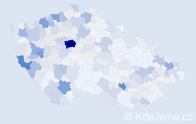 Příjmení: 'Weberová', počet výskytů 922 v celé ČR