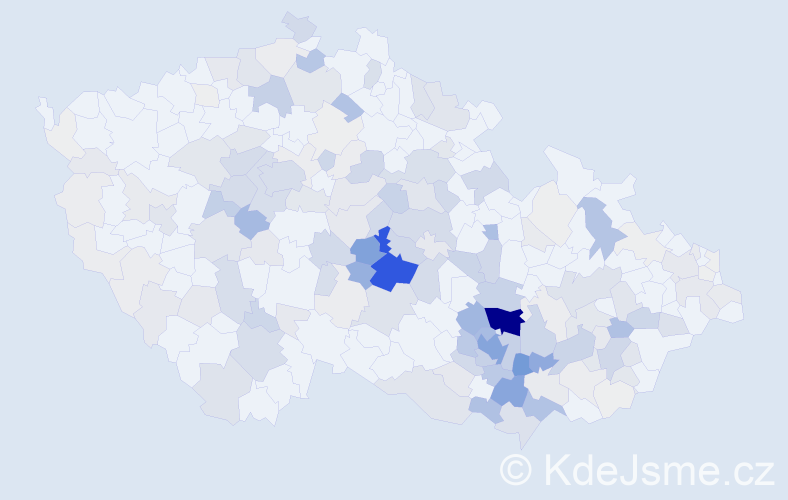 Příjmení: 'Kocmanová', počet výskytů 793 v celé ČR
