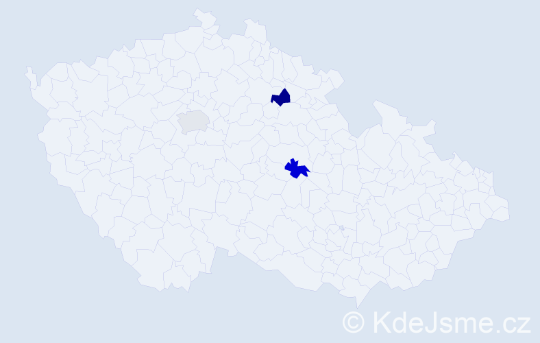 Příjmení: 'Futasová', počet výskytů 3 v celé ČR