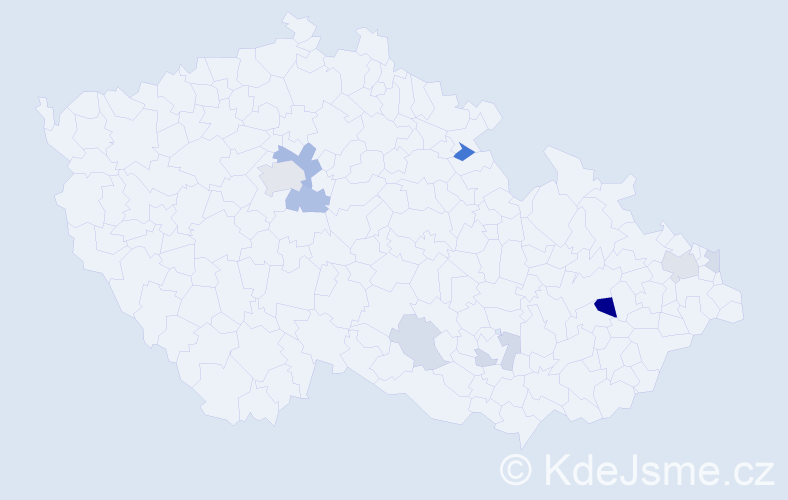 Příjmení: 'Drietomská', počet výskytů 21 v celé ČR