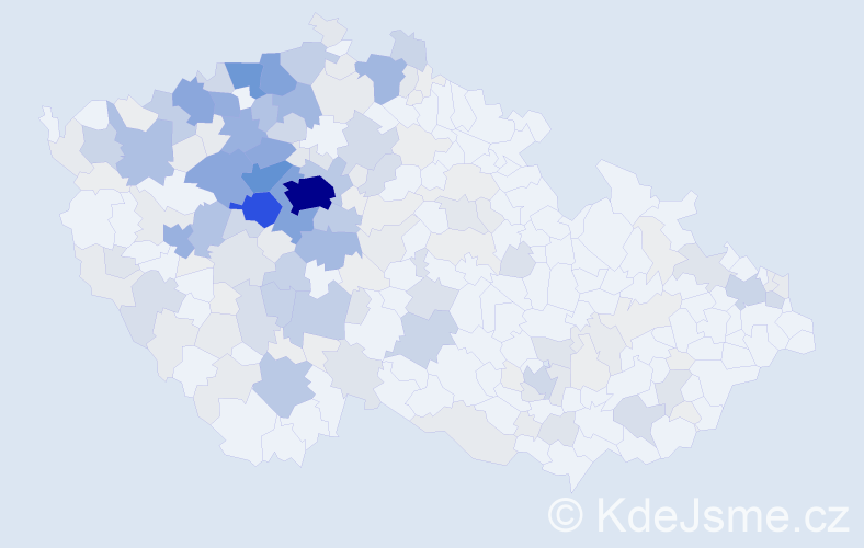 Příjmení: 'Prošek', počet výskytů 897 v celé ČR