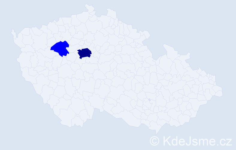Příjmení: 'Epps', počet výskytů 3 v celé ČR