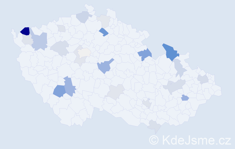 Příjmení: 'Šramková', počet výskytů 50 v celé ČR
