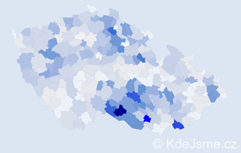 Příjmení: 'Karásek', počet výskytů 2444 v celé ČR