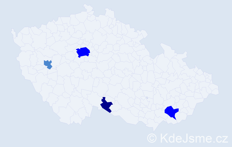 Příjmení: 'Sprinzlová', počet výskytů 12 v celé ČR