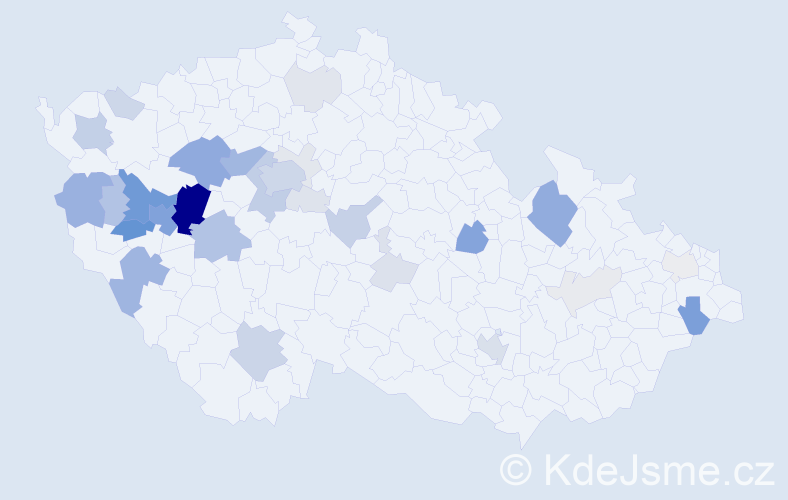 Příjmení: 'Dezort', počet výskytů 133 v celé ČR