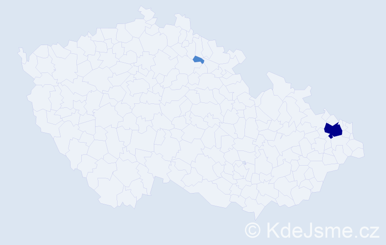 Příjmení: 'Foltenová', počet výskytů 7 v celé ČR