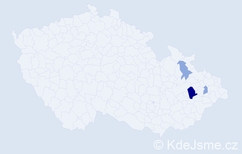 Příjmení: 'Drőhsler', počet výskytů 10 v celé ČR