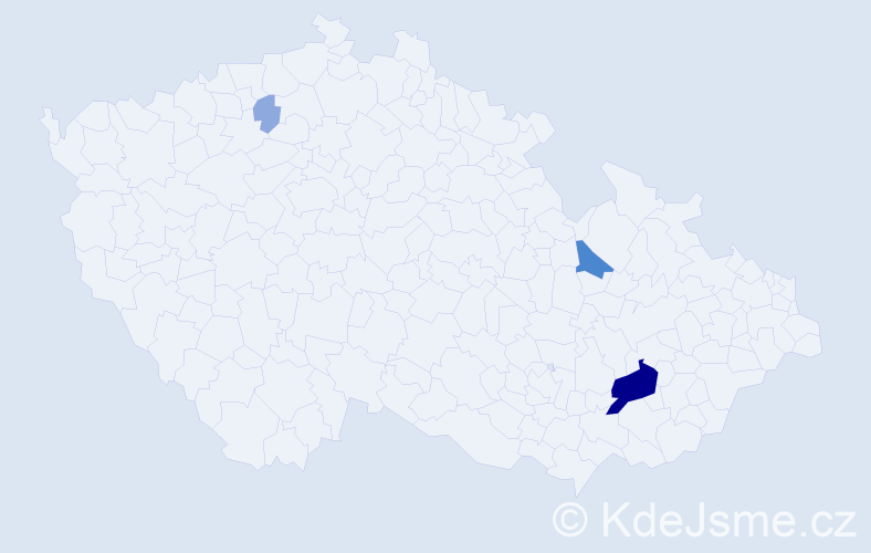 Příjmení: 'Salachna', počet výskytů 8 v celé ČR