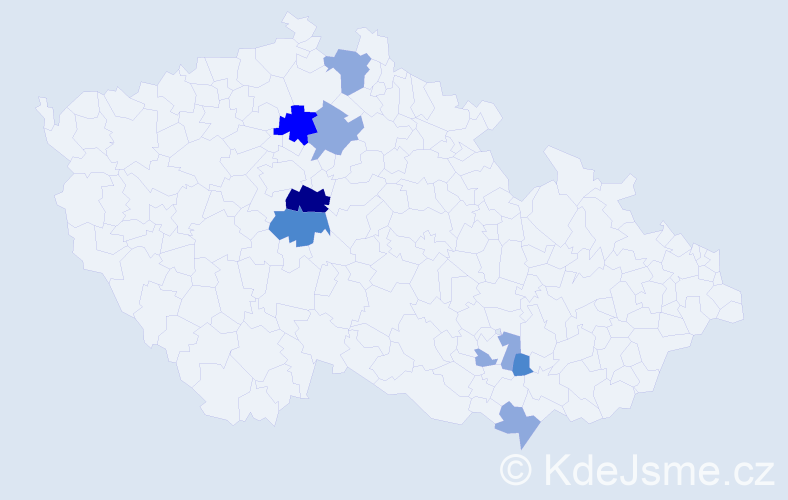 Příjmení: 'Musteata', počet výskytů 17 v celé ČR