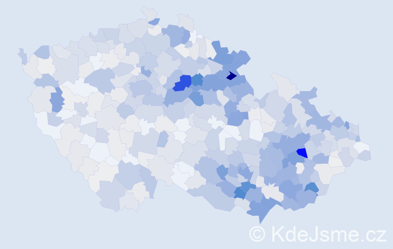 Příjmení: 'Suchánek', počet výskytů 2979 v celé ČR