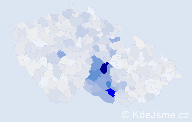 Příjmení: 'Sobotka', počet výskytů 2759 v celé ČR