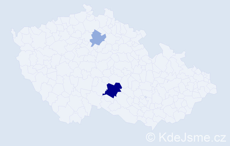 Příjmení: 'Lukšanderlová', počet výskytů 6 v celé ČR
